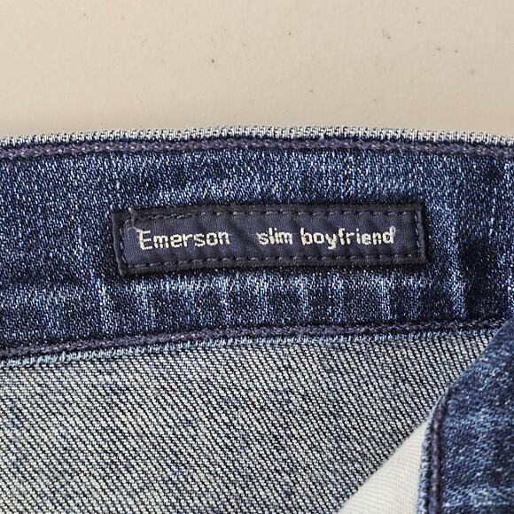 Citizens of Humanity Emerson Slim Boyfriend Jeans Size 26 Straight Distressed - Picture 7 of 11